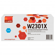 W2301X Картридж EasyPrint LH-W2301X для HP CLJ Pro 4203/MFP 4303 (5500 стр.) голубой, с чипом